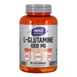 Kép 1/2 - L-Glutamine, Double Strength 1000 mg (120 veg kapszula) - Extra Erős L-Glutamin