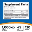 Kép 2/2 - Vitamin C-1000 mg (with Zinc) (240 kapszula) - C-vitamin Cinkkel