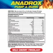 Kép 2/2 - Anadrox 2-in-1 Pre-Workout (Wild Cherry 279 gr) - Edzés Előtti Energizáló és Zsírégető