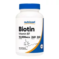 Biotin 10,000 mcg (240 kapszula)