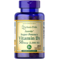 Vitamin D3 2,000 IU (200 lágykapszula)