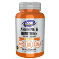 ARGININE & ORNITHINE 500/250mg (100 kapszula)