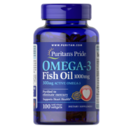 OMEGA-3 FISH OIL 1000mg (300 mg Active Omega-3) (100 kapszula)