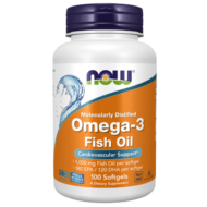 Omega-3, Molecularly DIstilled Fish Oil (100 kapszula)