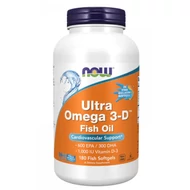 Ultra Omega 3-D (180 lágykapszula) - Halolaj kapszula D-vitaminnal