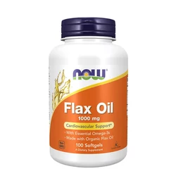 Flax Oil 1000 mg - Lenolaj (100 Lágykapszula)