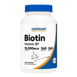 Biotin 10,000 mcg (240 kapszula)