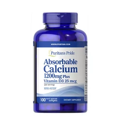 Absorbable Calcium 1200 mg with Vitamin D3 1000 IU (100 lágykapszula)