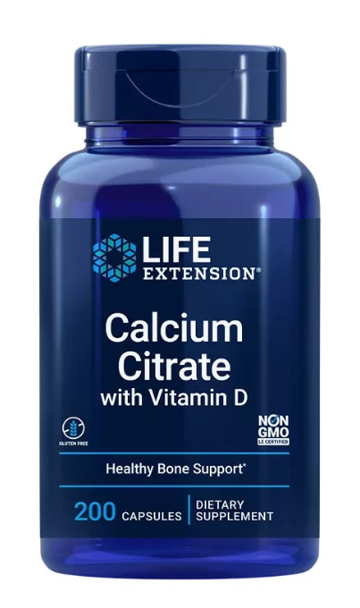 Calcium Citrate with Vitamin D (200 kapszula) - Kalcium-citrát kapszula D-vitaminnal