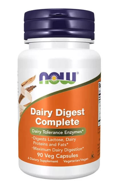 Dairy Digest Complete (90 veg kapszula) - Emésztéssegítő Laktózérzékenyeknek