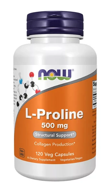 L-Proline 500 mg (120 veg kapszula)