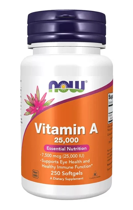 Vitamin A 25,000 IU (250 lágykapszula)