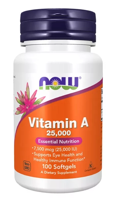 A-Vitamin 25000 IU (100 lágykapszula)
