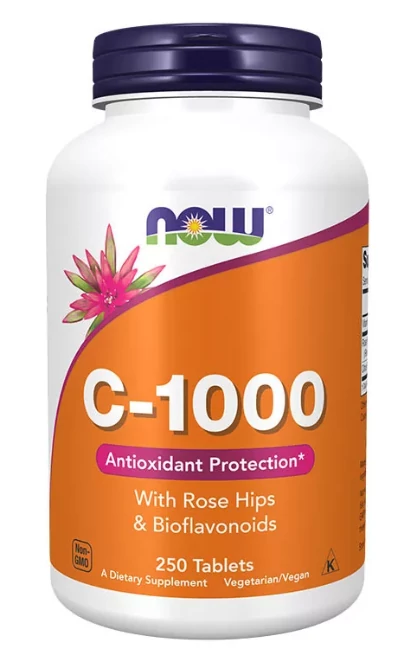 Vitamin C-1000 with Rose Hips & Bioflavoniods (250 tabletta)