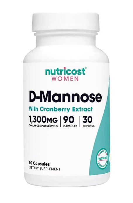 D-Mannose with Cranberry Extract for Women 1300 mg (90 Kapszula)