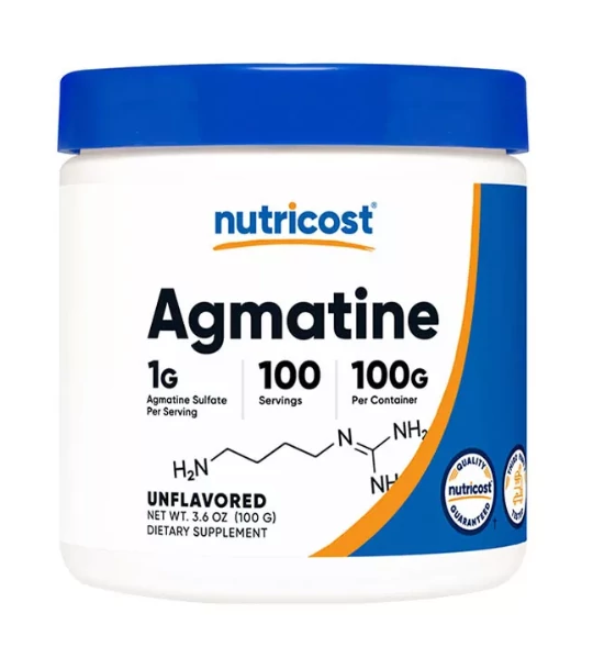 Pure Agmatine Sulfate Powder (100 g, Ízesítetlen)
