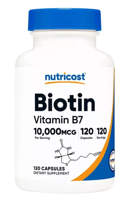 Biotin 10,000 mcg (120 kapszula)