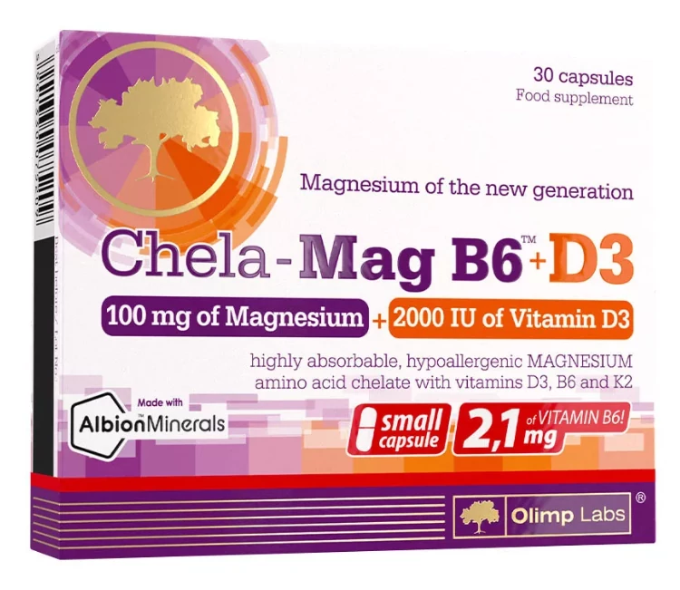 Chela-Mag B6+D3 (30 kapszula)