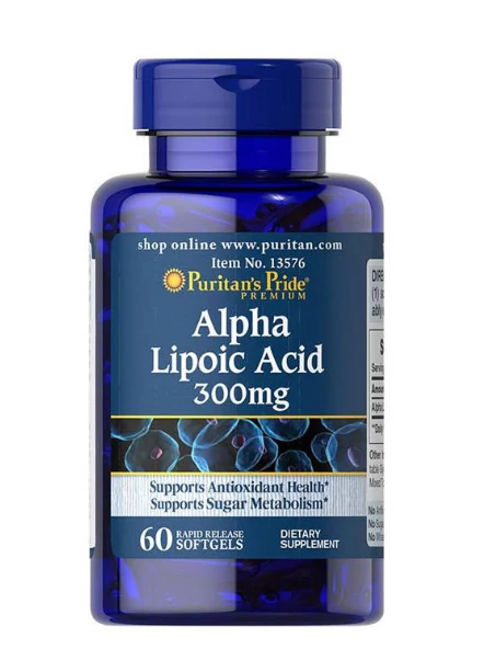 Alpha Lipoic Acid 300 mg (60 lágykapszula) - Alfa-liponsav