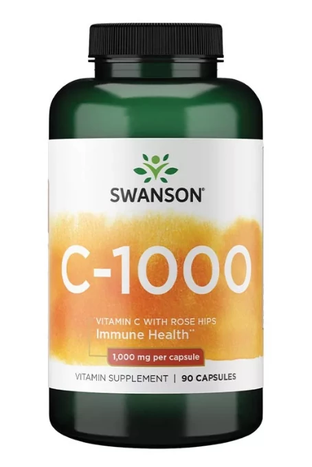 Vitamin C-1000 with Rose Hips (90 kapszula) - C-Vitamin Csipkebogyóval