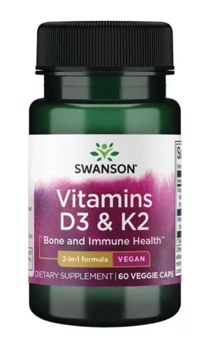 Vitamins D3 & K2 (60 kapszula)