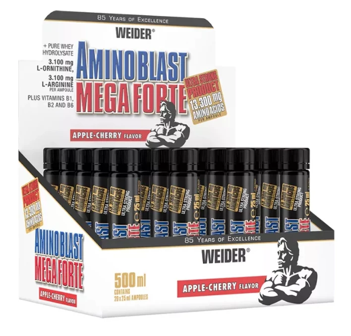 Amino Blast Mega Forte Shot (alma-cseresznye 20x25ml) - Aminosav shot