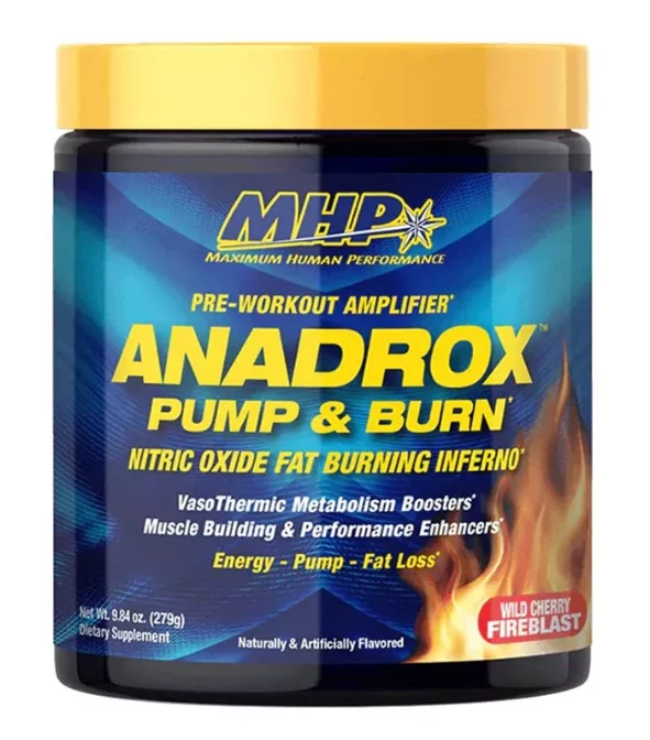 Anadrox 2-in-1 Pre-Workout (Wild Cherry 279 gr) - Edzés Előtti Energizáló és Zsírégető