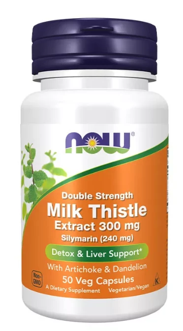 Milk Thistle Extract Double Strength 300 mg (Silymarin 240 mg) (50 veg kapszula) - Máriatövis kivonat