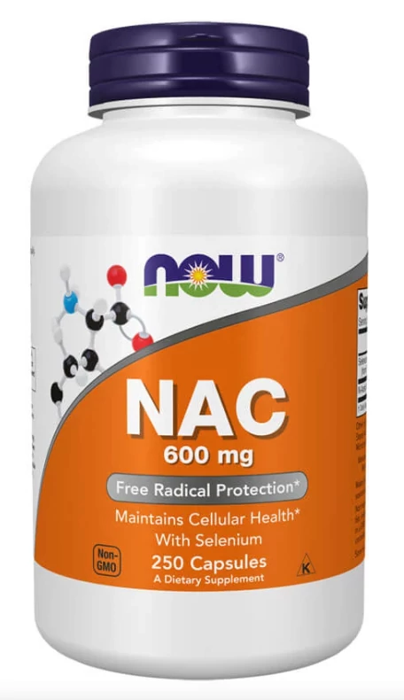 NAC 600 mg  (250 kapszula) - N-acetyl-cystein aminosav